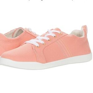 VIONIC Beach Stinson Canvas Coral Lace Up Casual Sneakers Women’s Size 9.5 Used